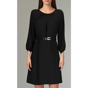 White House Black‎ Market Women's Black Long Sleeve Dress Size Small